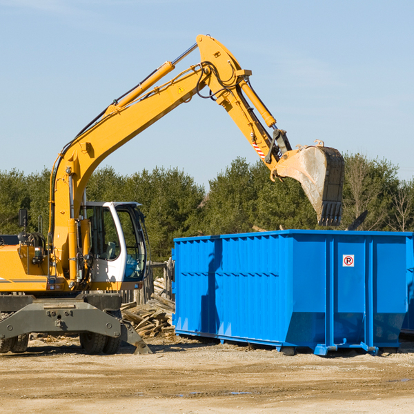 what happens if the residential dumpster is damaged or stolen during rental in Lucien